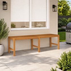 Practical 150cm Teak Bench for Outdoor Use