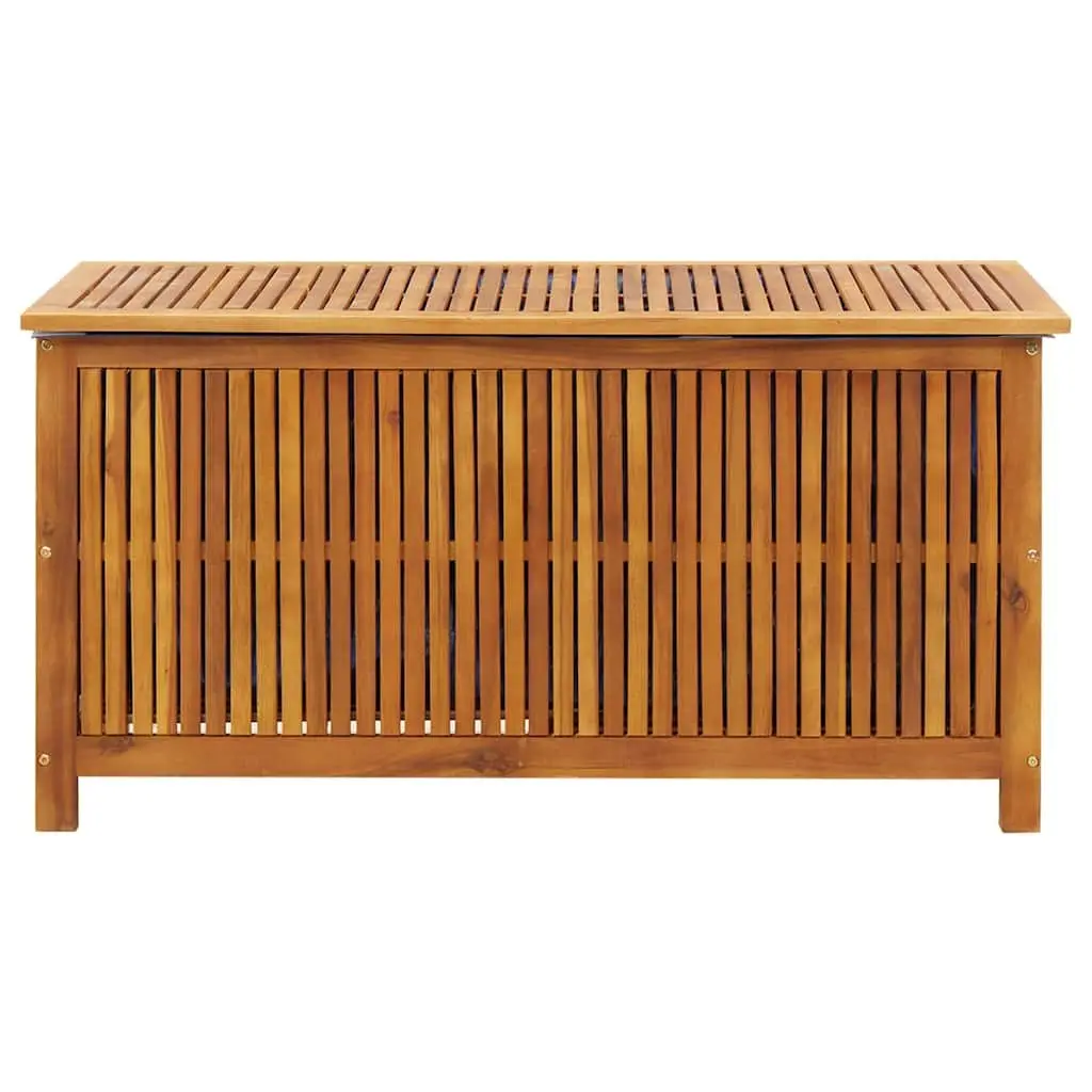 Outdoor Storage Box Acacia Wood 113x50x58cm Brown Garden Furniture Patio Organizer