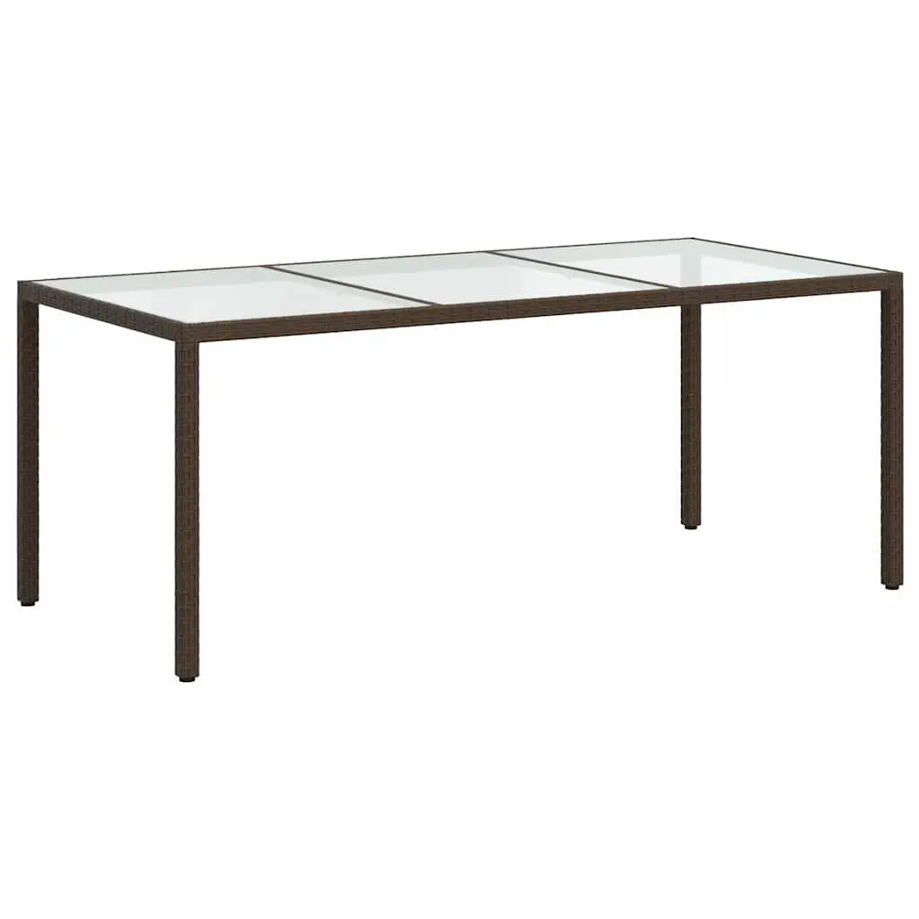 Brown Garden Table for Outdoor Entertaining