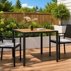 Functional Garden Table 90x90x75cm for Outdoor Use