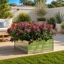 Practical Metal Garden Bed for Yards and Balconies