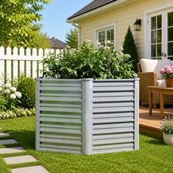 Functional 129x77 cm Raised Bed for Your Home Garden