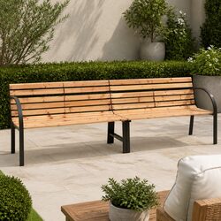 Practical Twin Garden Bench for Any Outdoor Area
