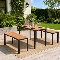 Perfect 3-Piece Dining Set for Your Outdoor Gatherings