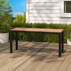 Practical 110cm Garden Bench for Various Outdoor Areas
