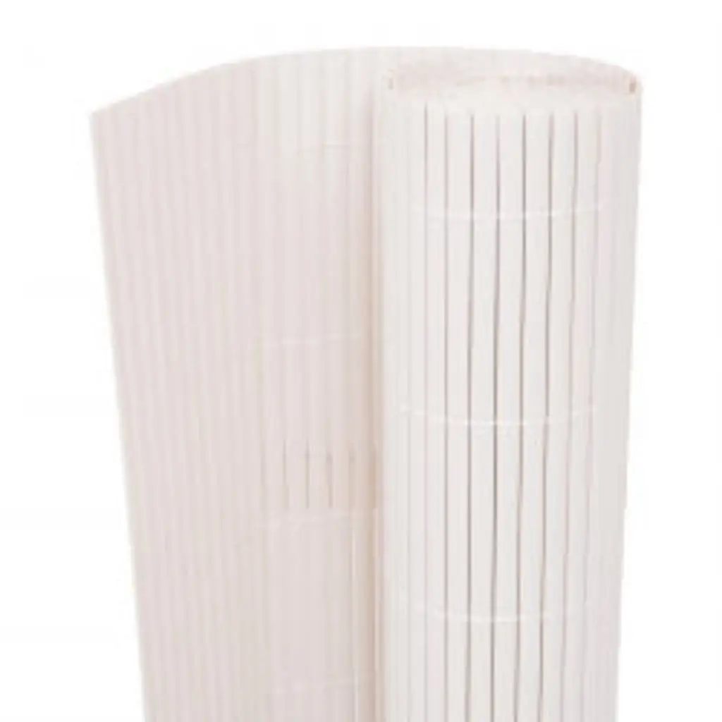White Garden Fence Panel for Various Outdoor Uses 110x500cm