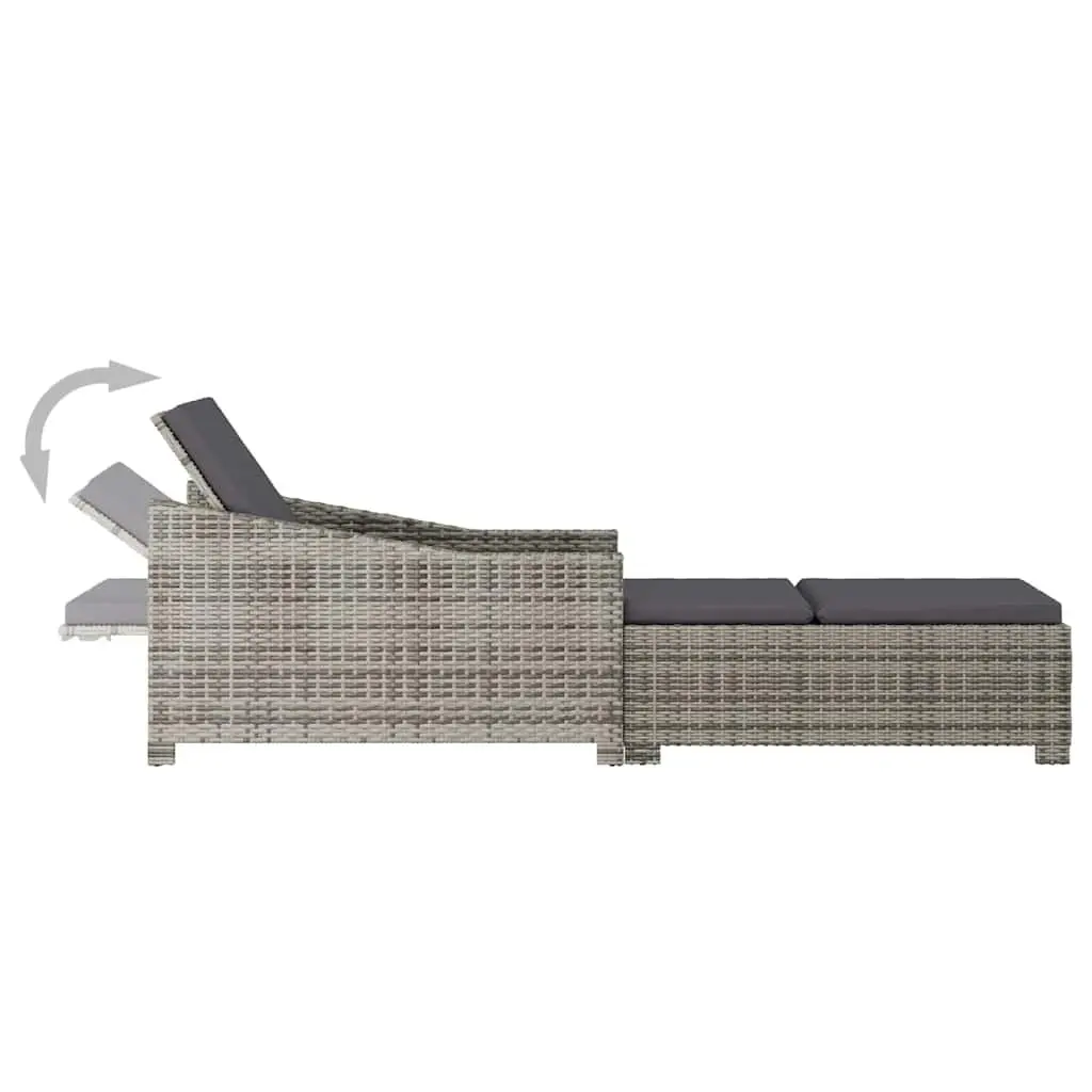 Outdoor Sun Lounger with Cushion