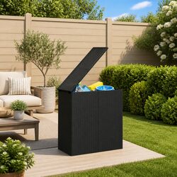 Practical Cushion Storage Box for Indoor and Outdoor Use