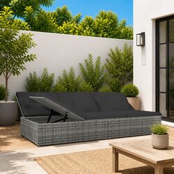 Practical Convertible Sun Bed Sofa for Home Use