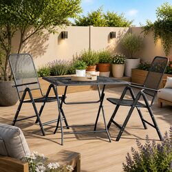 Practical 80x80x72cm Garden Dining Table for Entertaining