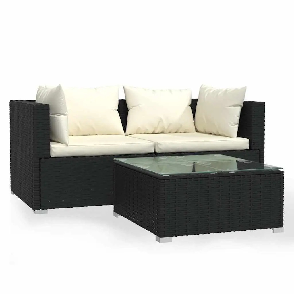 3 Piece Lounge Set for Indoor and Outdoor Relaxation