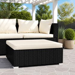 Practical Garden Footrest Ottoman for Your Patio