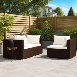 Practical Outdoor Seating with Our 3-Piece Lounge Set