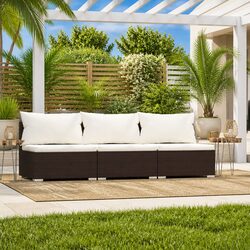 Perfect Addition to Your Patio: 3-Seater Garden Sofa