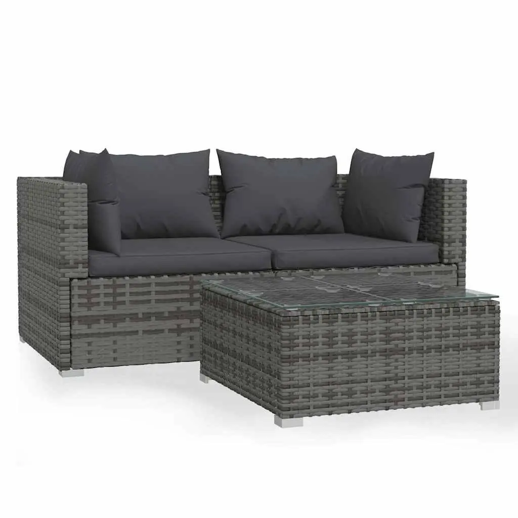 3 Piece Garden Lounge Set for Outdoor Enjoyment