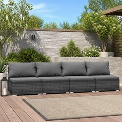 Practical 4-Seater Sofa for Your Home or Patio