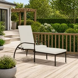 Practical Sun Lounger Perfect for Gardens and Patios