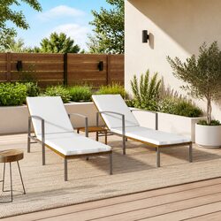 Practical Sun Loungers Set for Your Outdoor Space