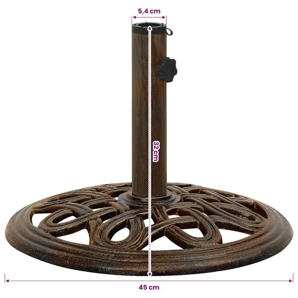 Cast Iron Umbrella Base for Gardens 40cm