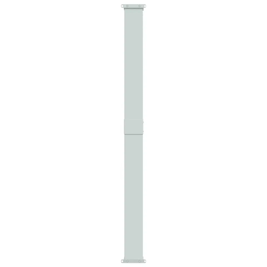 Retractable Side Awning Polyester 180 x 600 cm Grey Outdoor Garden