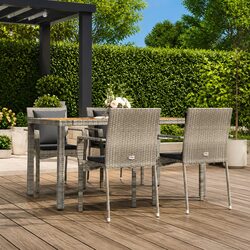 Practical 5 Piece Garden Dining Set for Outdoor Living