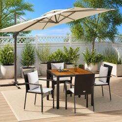 5-Piece Garden Dining Set for Outdoor Enjoyment