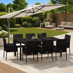 Practical 9 Piece Dining Set for Your Outdoor Space
