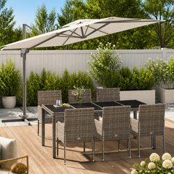 Perfect for Outdoor Meals: 7-Piece Dining Set