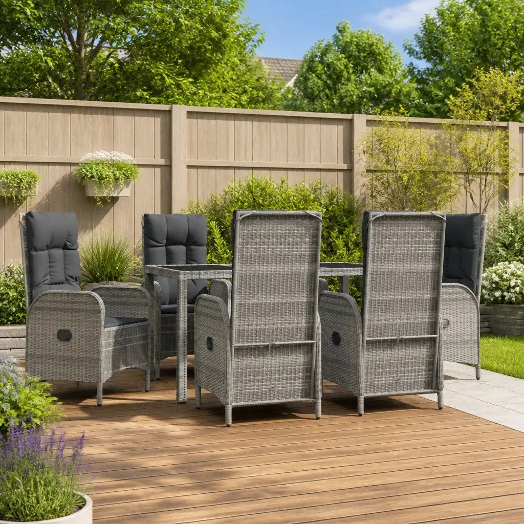 7 Piece Outdoor Dining Set for Entertaining