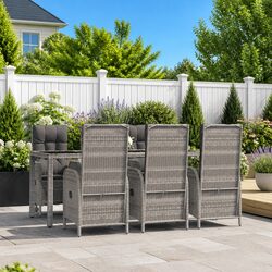 Durable 7 Piece Garden Dining Set for Everyday Use