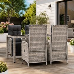 5-Piece Garden Dining Set for Outdoor Enjoyment