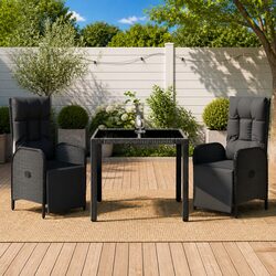 Practical 3 Piece Outdoor Dining Set for Everyday Use