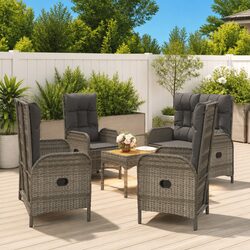 Versatile 5-Piece Garden Dining Set for Any Outdoor Space
