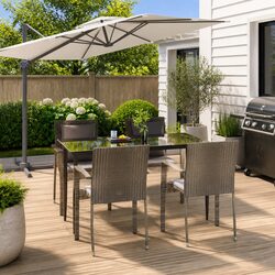 Functional 5-Piece Garden Dining Set for Any Outdoor Occasion