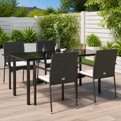 Perfect Addition: 5 Piece Dining Set for Your Outdoor Setup