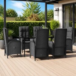 Practical 7 Piece Garden Dining Set for Your Outdoor Needs