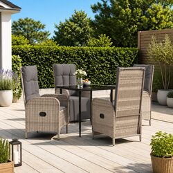 Ideal 5 Piece Garden Dining Set for Outdoor Spaces