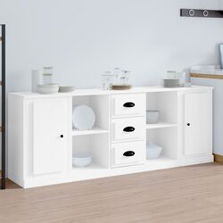 Versatile White Sideboards for Home Organization