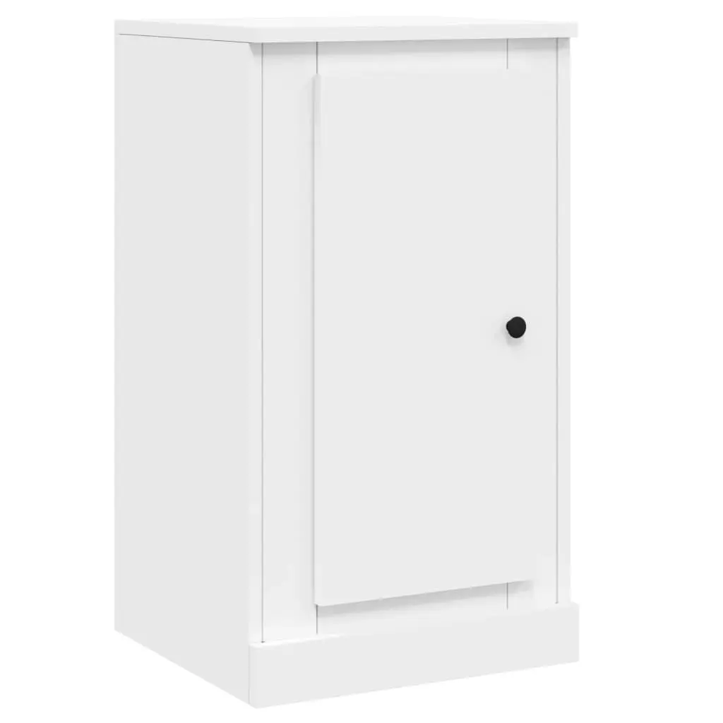White Engineered Wood Sideboards Set of 3 Storage Cabinet Buffet Furniture