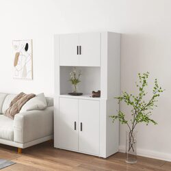 Practical White Highboard for Everyday Use