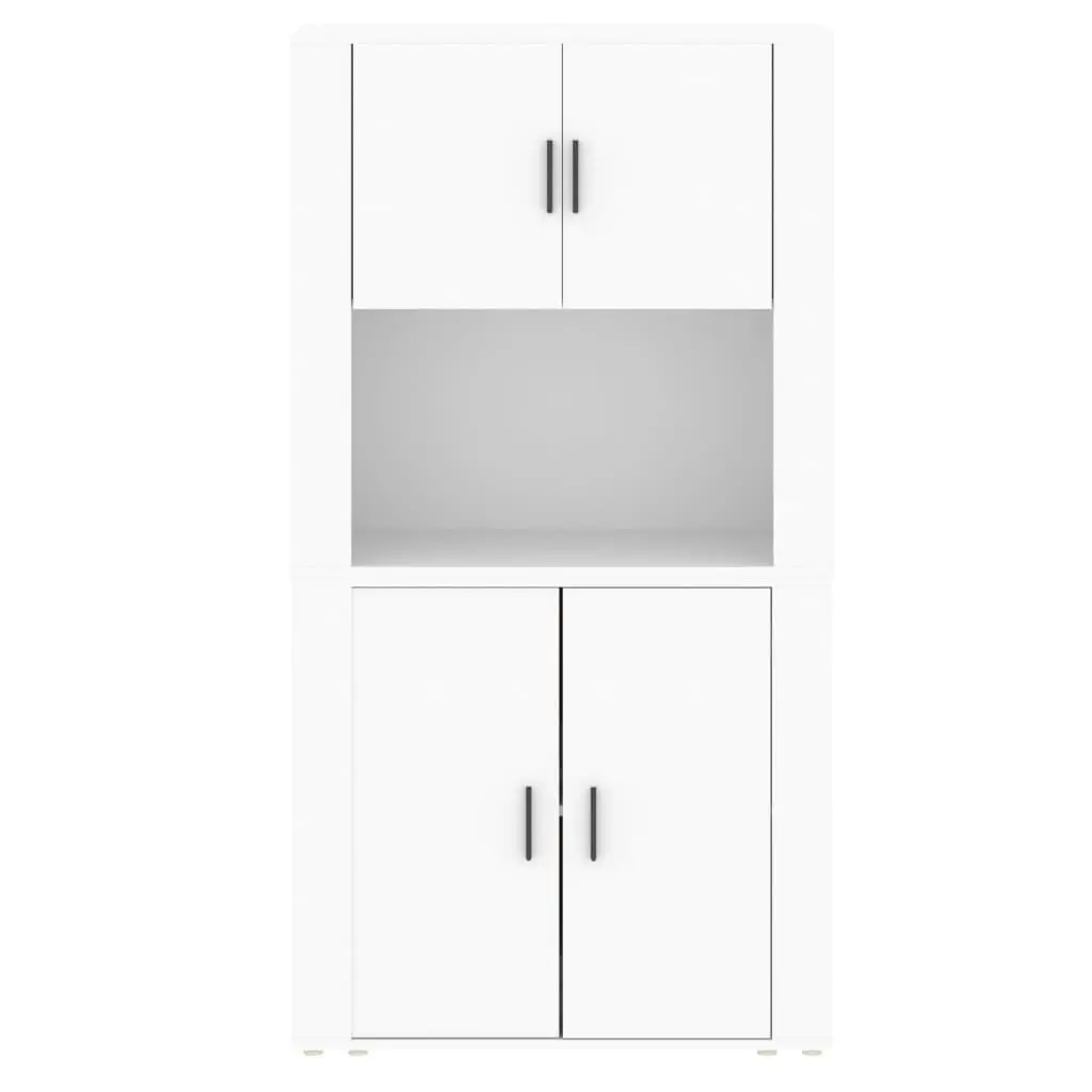 Highboard Engineered Wood Wall-Mounted Storage Cabinet White