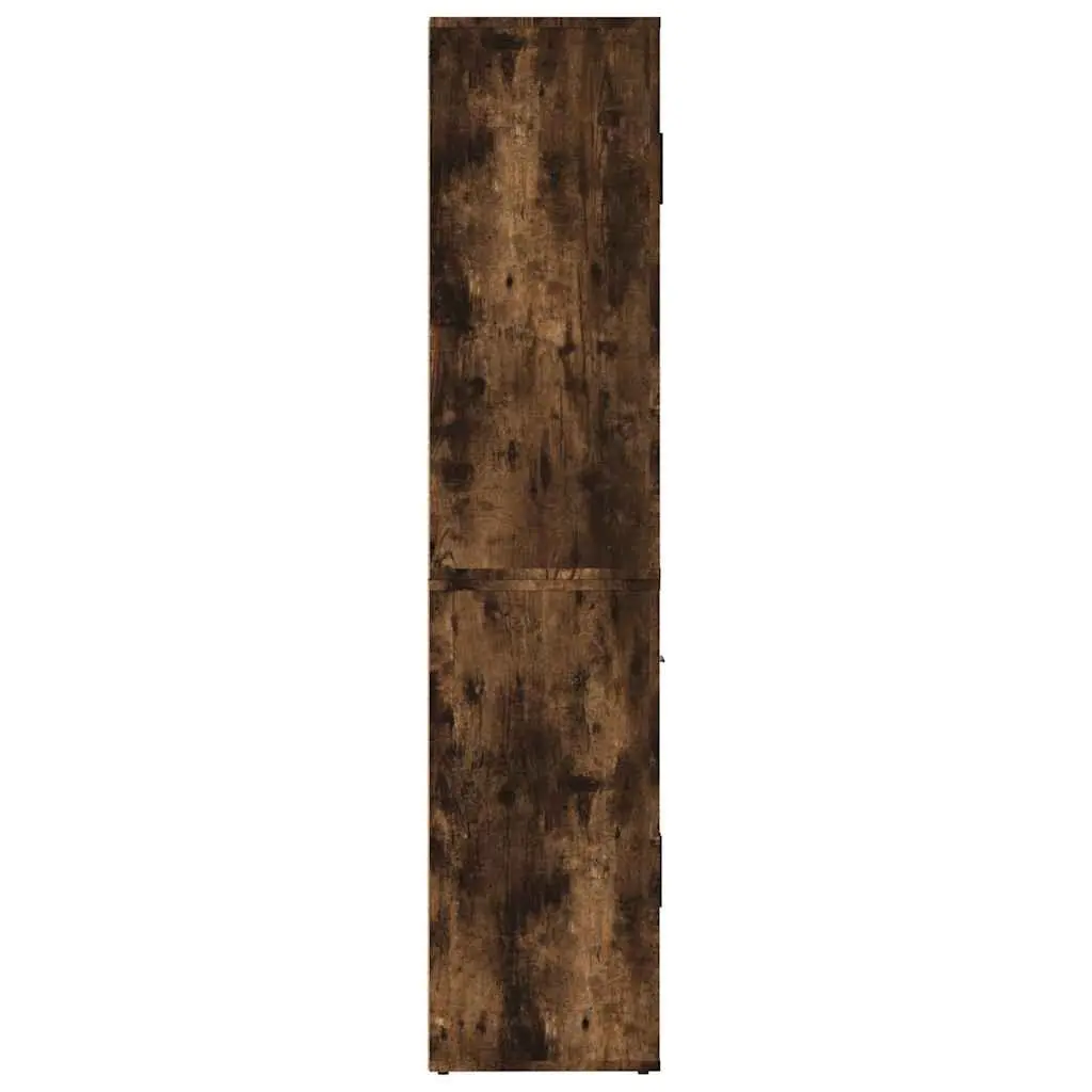 Highboard Sideboard Buffet Cabinet Engineered Wood Wall-Mounted Brown