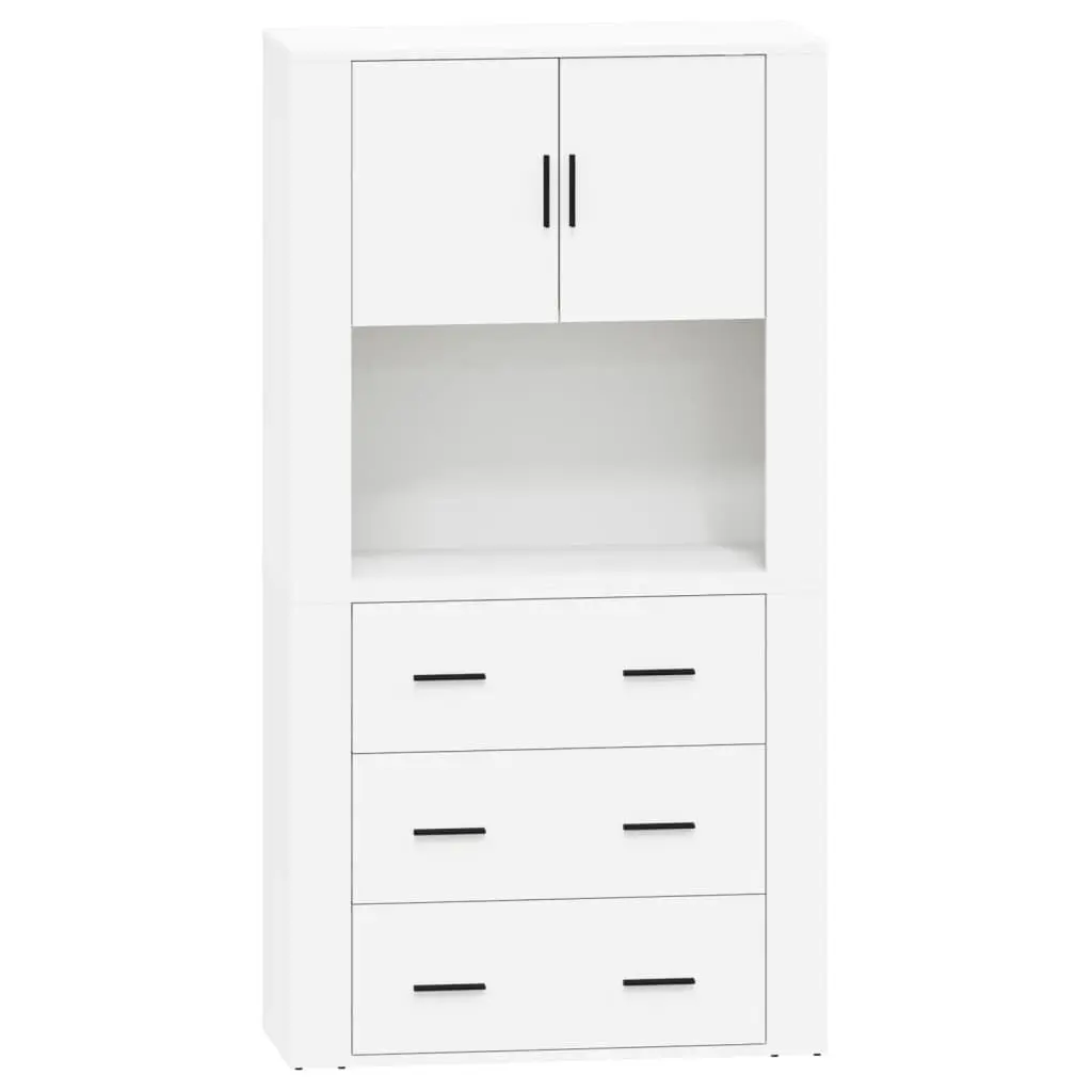 White Highboard for Home Storage Needs