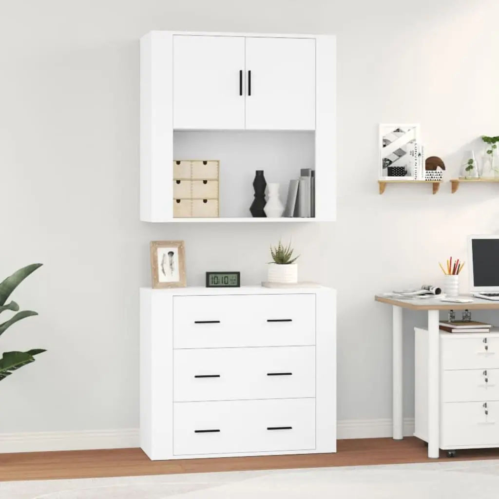 White Highboard for Home Storage Needs