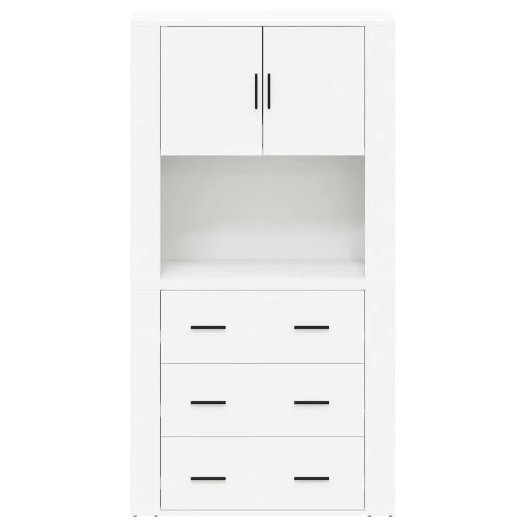 White Highboard for Home Storage Needs