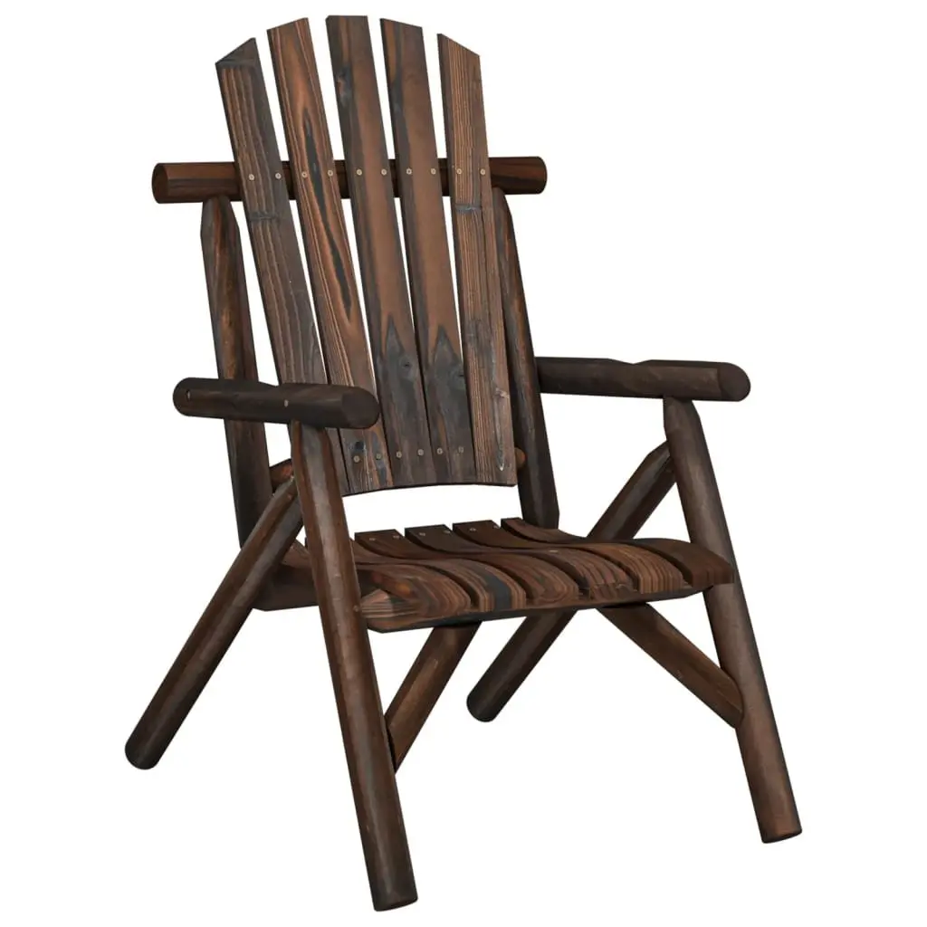 3 Piece Garden Lounge Set Outdoor Furniture Solid Wood Armchairs Coffee Table
