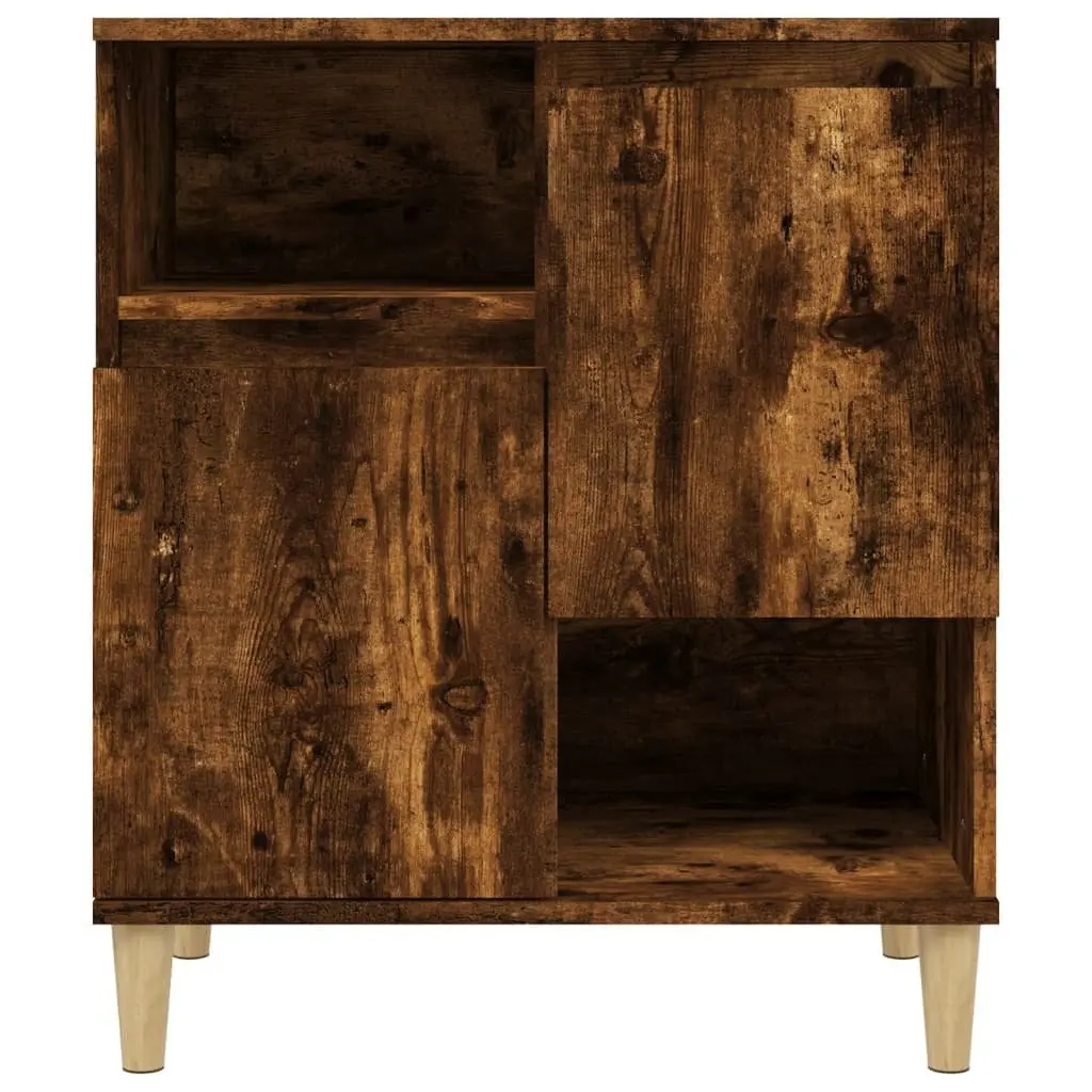 Sideboard Cabinet Engineered Wood 60x35x70cm Brown 2 Doors 4 Compartments