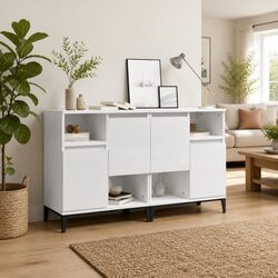 Practical Storage Solution with High Gloss Sideboards