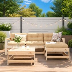 Perfect Fit: 5-Piece Outdoor Lounge Set for Any Setting