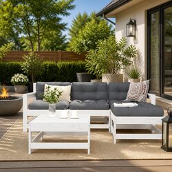 Ideal 5 Piece Lounge Set for Outdoor Enjoyment